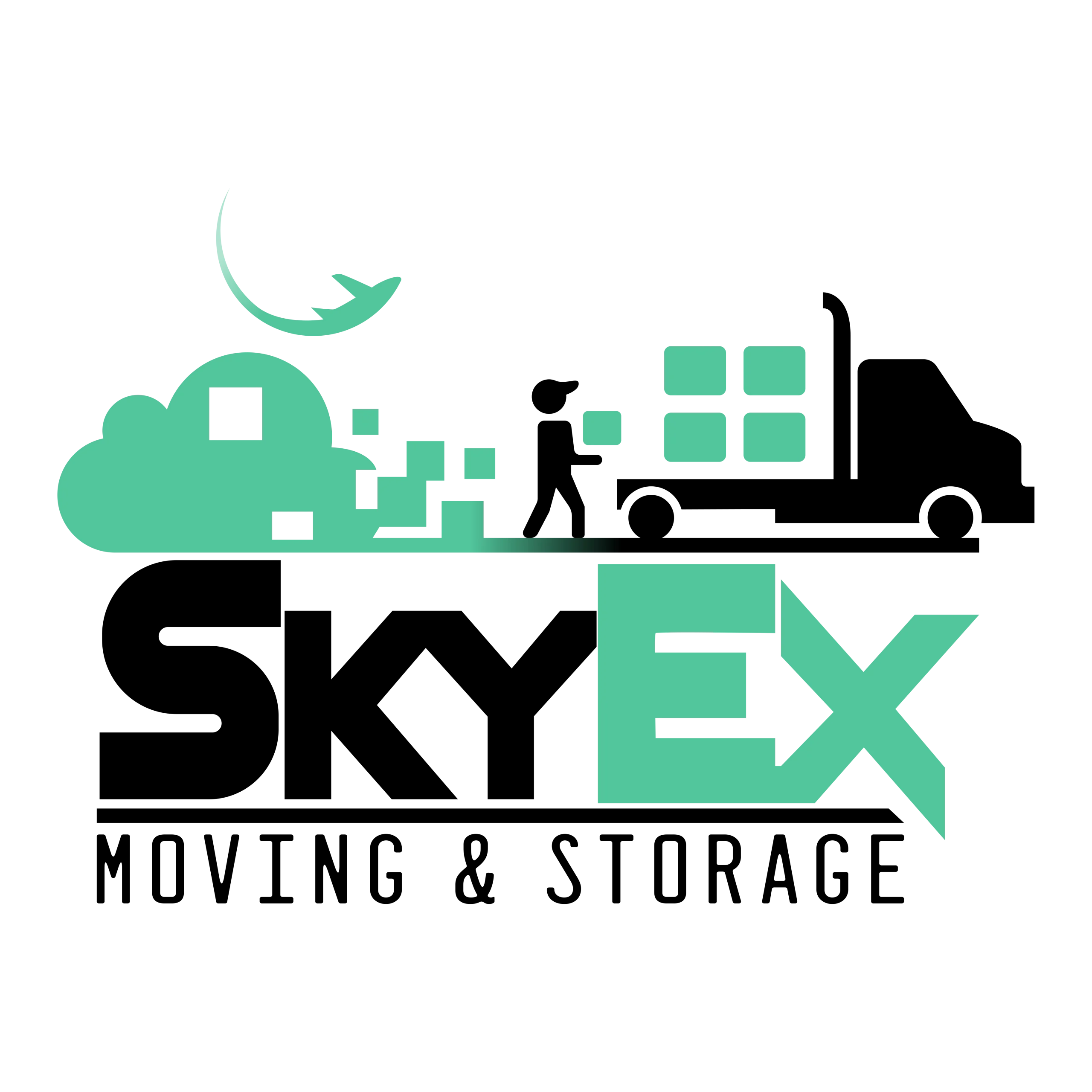 skyex moving and storage atlanta logo