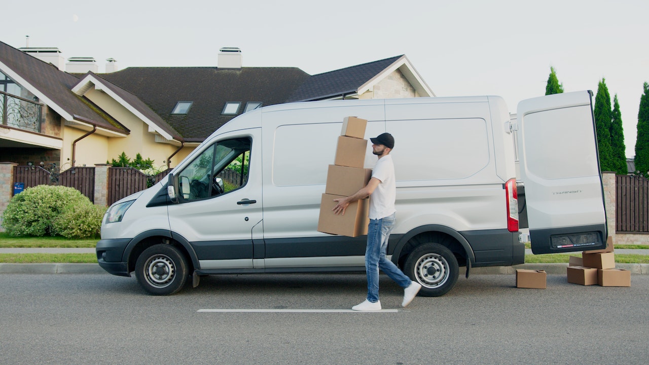 a mover carrying boxes