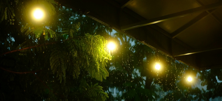 outdoor lights one of the best budget-friendly outdoor decorating ideas