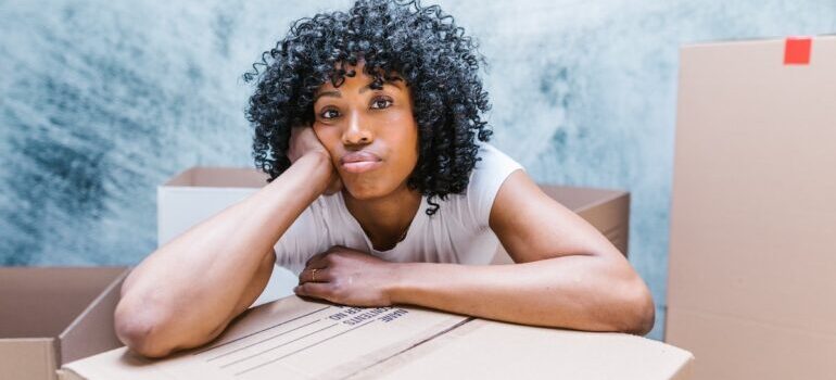 a worried woman