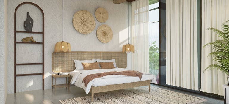 a cozy bedroom 